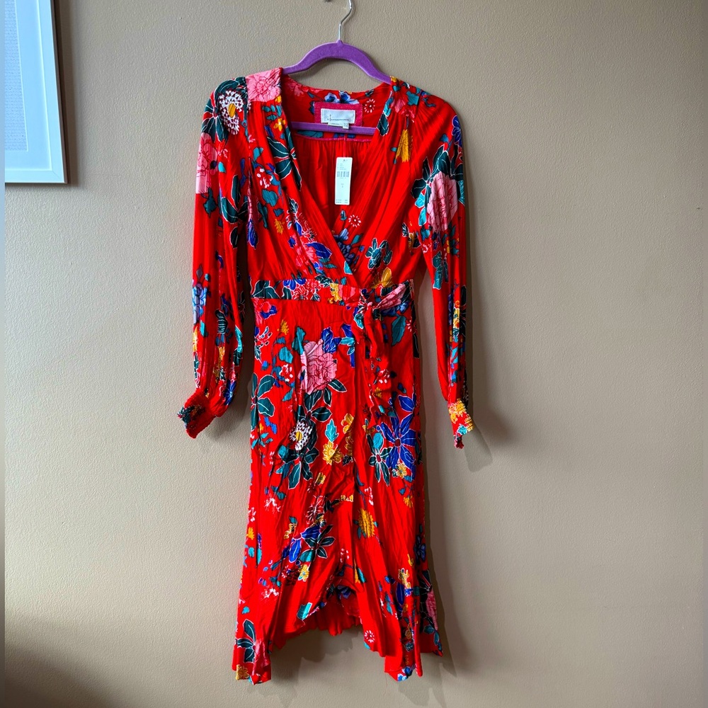 Anthropologie floral midi NWT Size 2